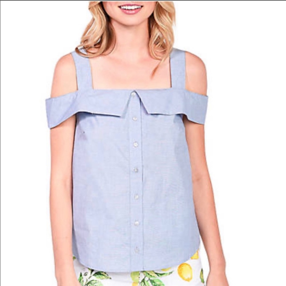 Kensie cold shoulder top